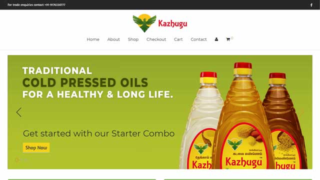Kazhugu Branding Website