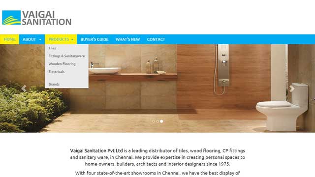 Vaigai Sanitation Website
